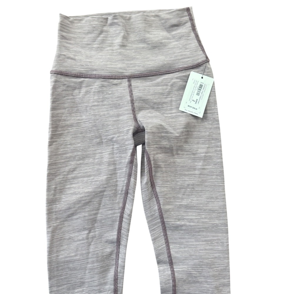 Lululemon Wunder Under High-Rise Tight 28 Space Dye Frosted Mulberry Black 2 NEW
